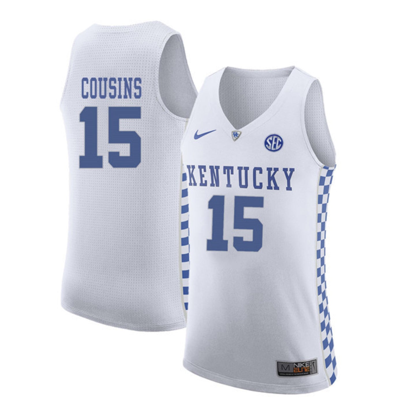 NCAAB Demarcus Cousins Kentucky Wildcats 15 Jersey