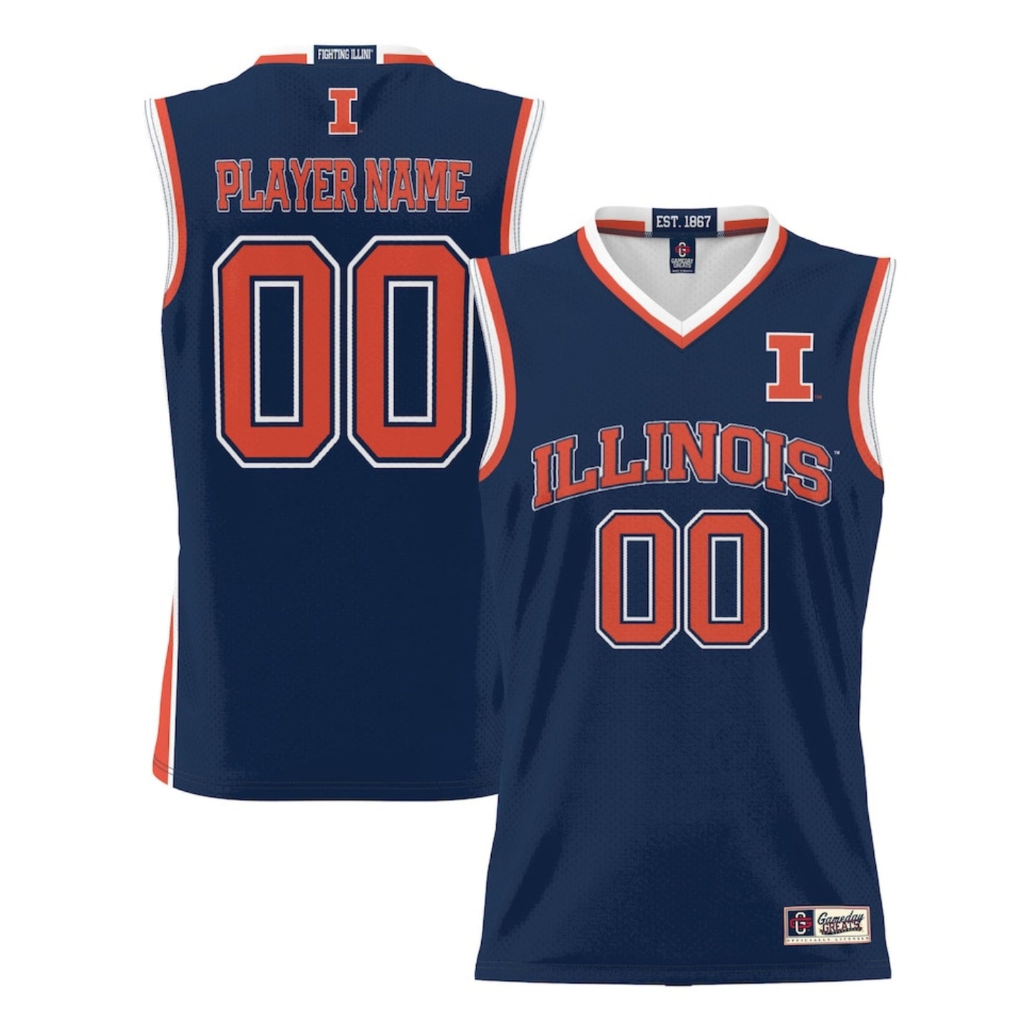 NCAAB Illinois Fighting Illini Jersey