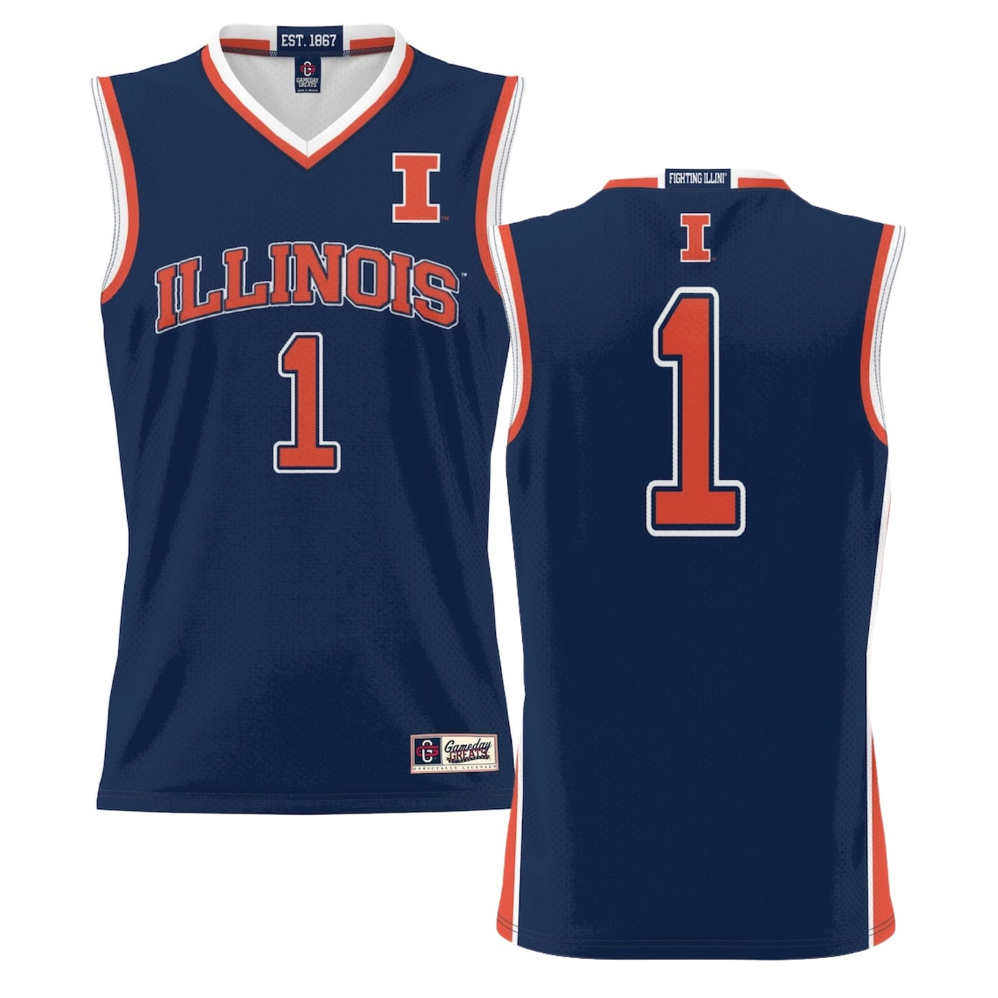 NCAAB Illinois Fighting Illini Jersey