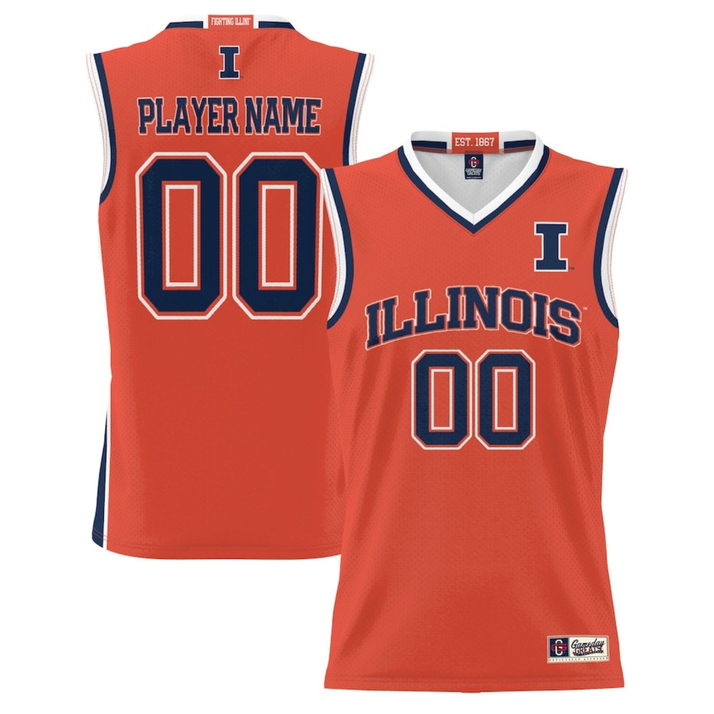 NCAAB Illinois Fighting Illini Jersey