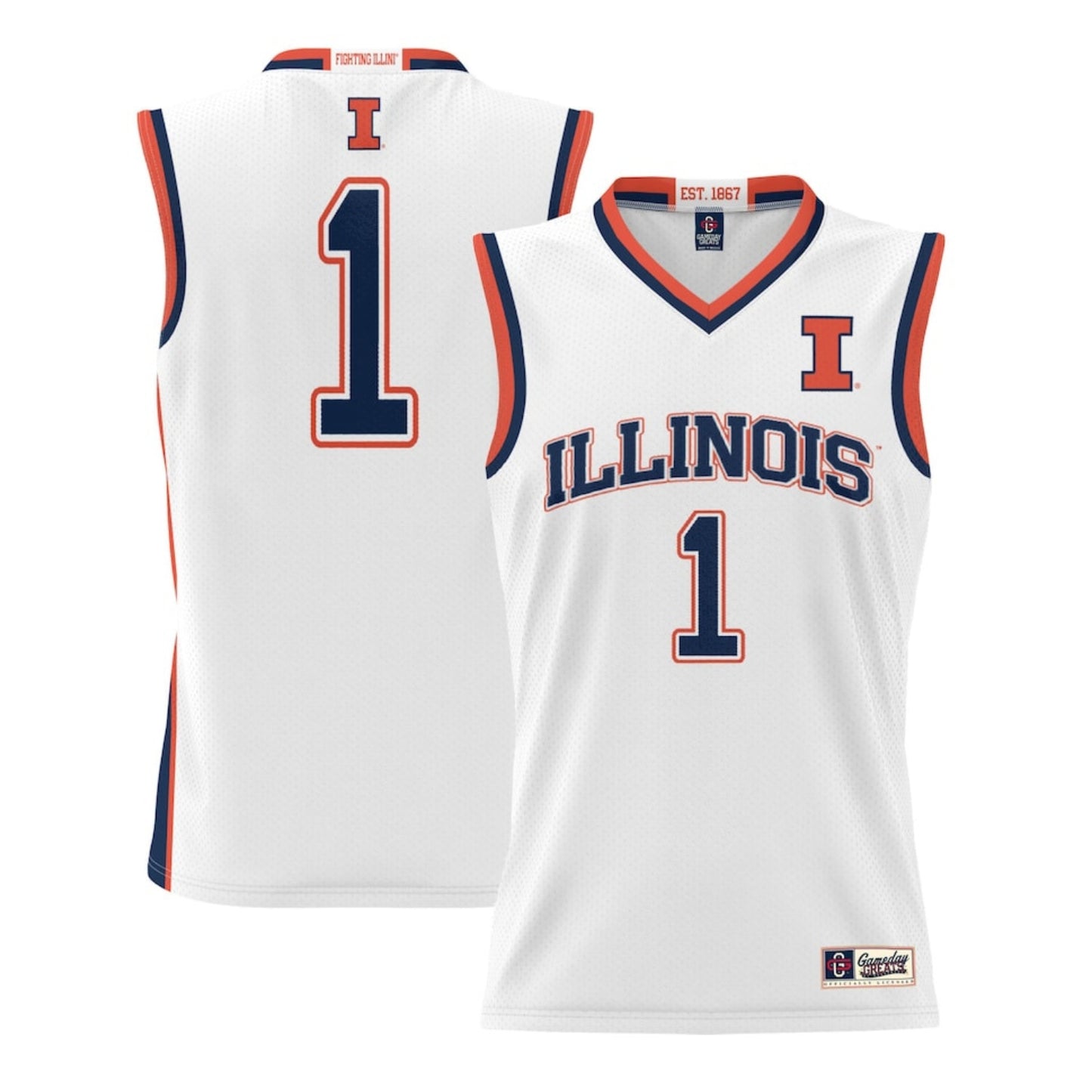 NCAAB Illinois Fighting Illini Jersey