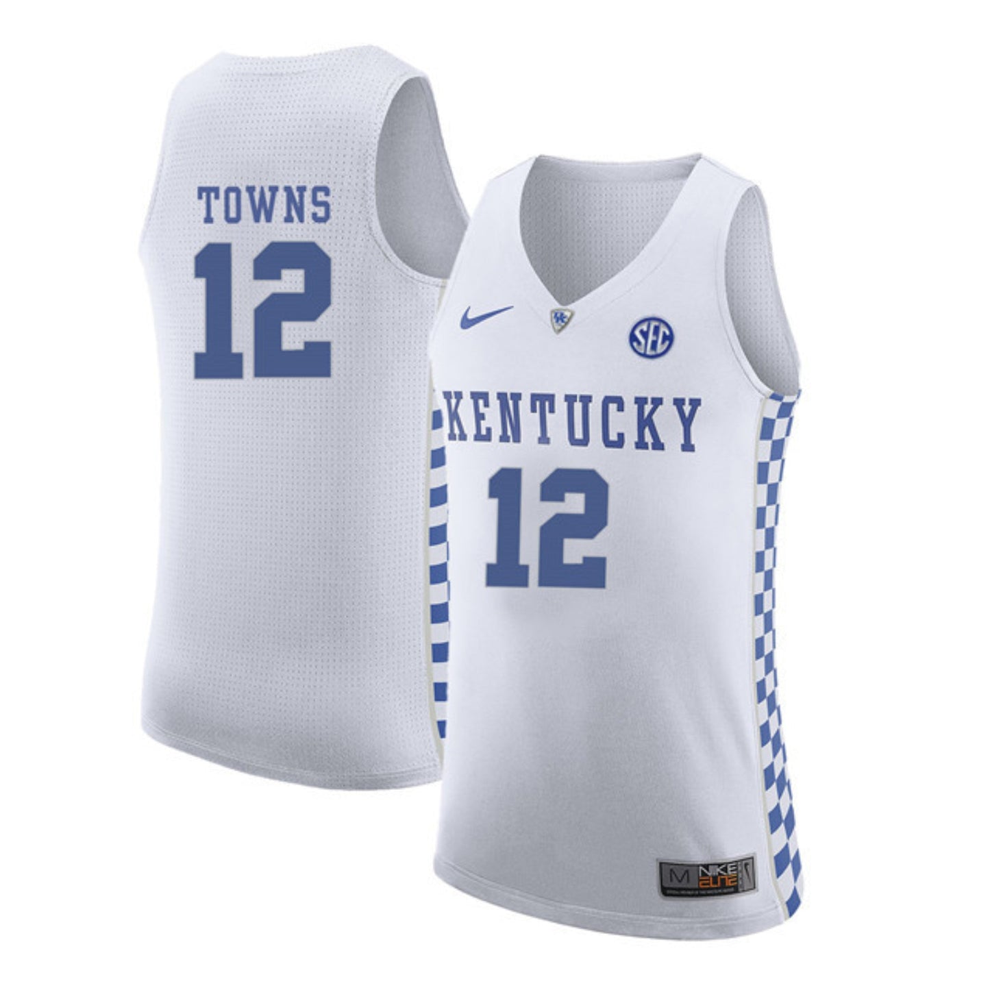 NCAAB Karl-Anthony Towns Kentucky Wildcats 12 Jersey