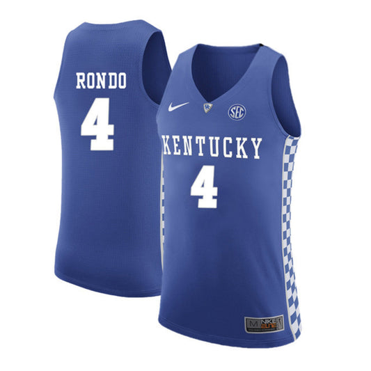 NCAAB Rajon Rondo Kentucky Wildcats 4 Jersey