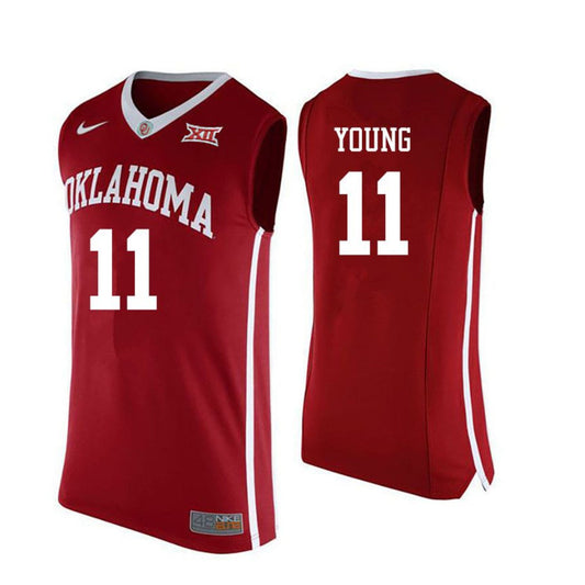 NCAAB Trae Young Oklahoma Sooners 11 Jersey