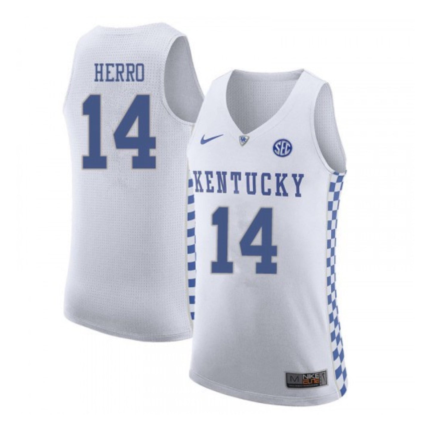 NCAAB Tyler Herro Kentucky Wildcats 14 Jersey