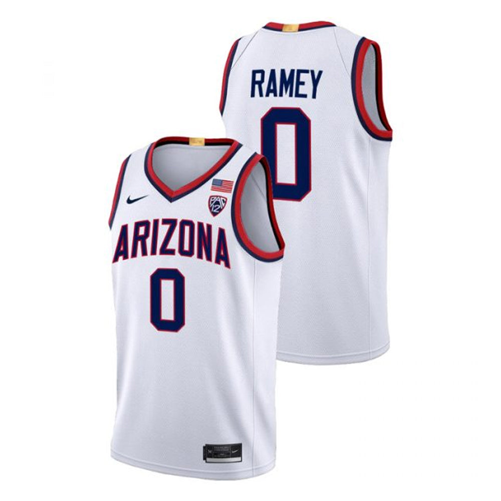 NCAA Courtney Ramey Arizona Wildcats 0 Jersey