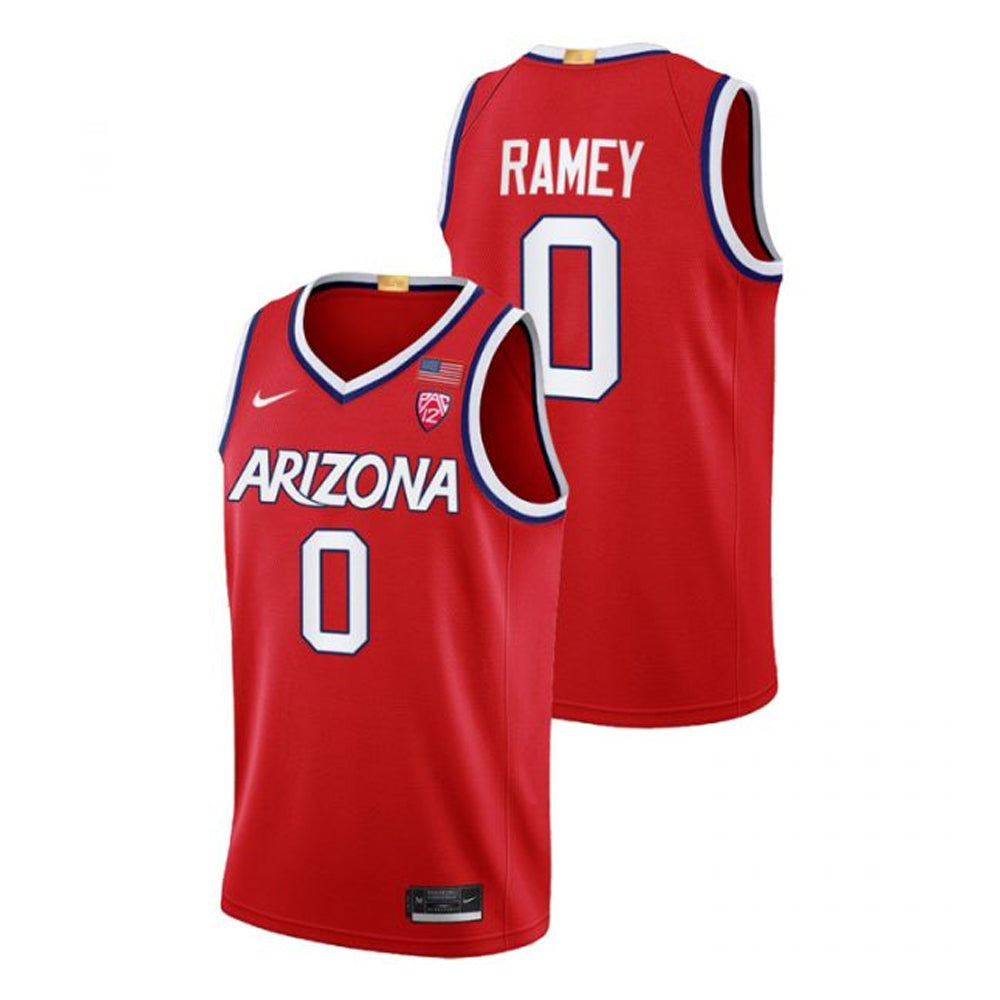 NCAA Courtney Ramey Arizona Wildcats 0 Jersey