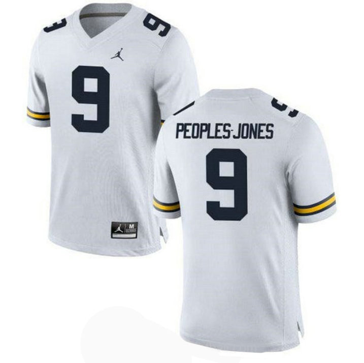 NCAA Donovan Peoples-Jones Michigan Wolverines 9 Jersey