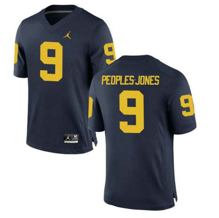 NCAA Donovan Peoples-Jones Michigan Wolverines 9 Jersey