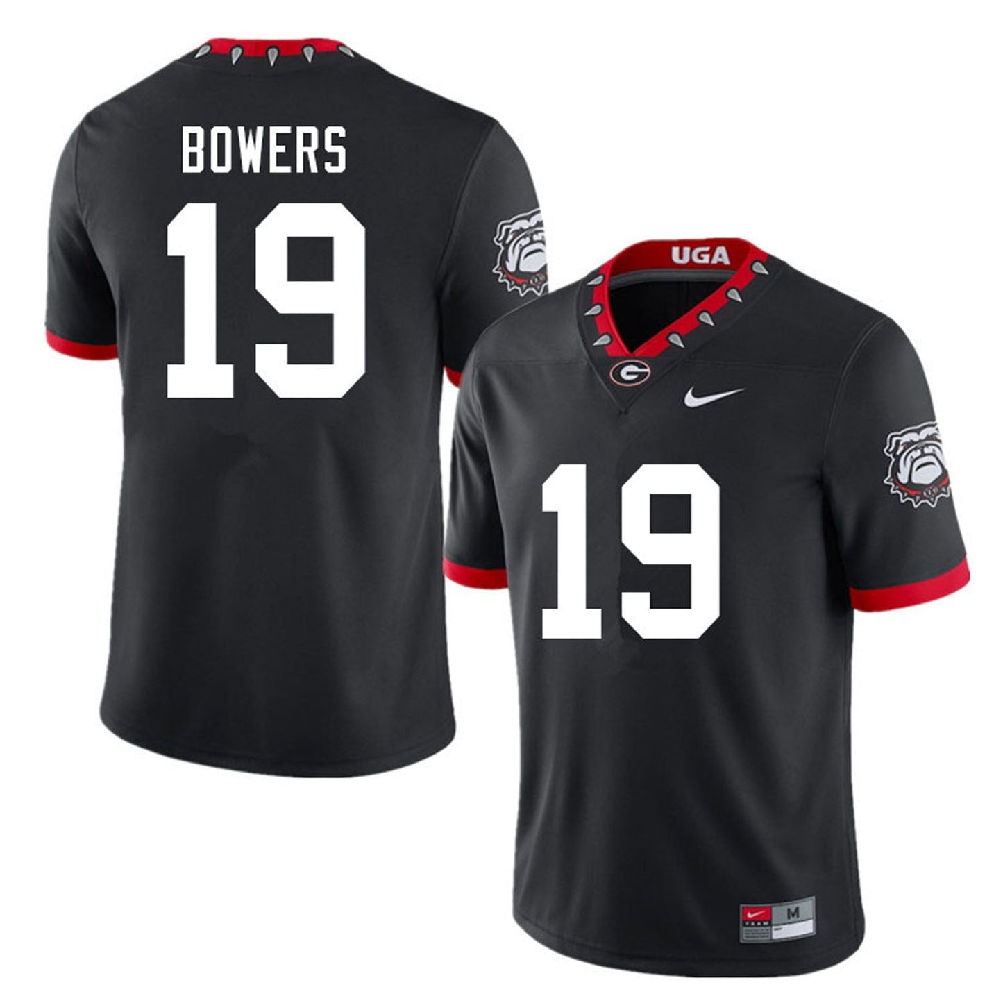 NCAAF Brock Bowers Georgia Bulldogs 19 Jersey