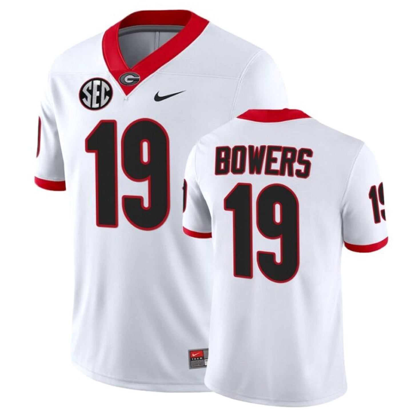 NCAAF Brock Bowers Georgia Bulldogs 19 Jersey