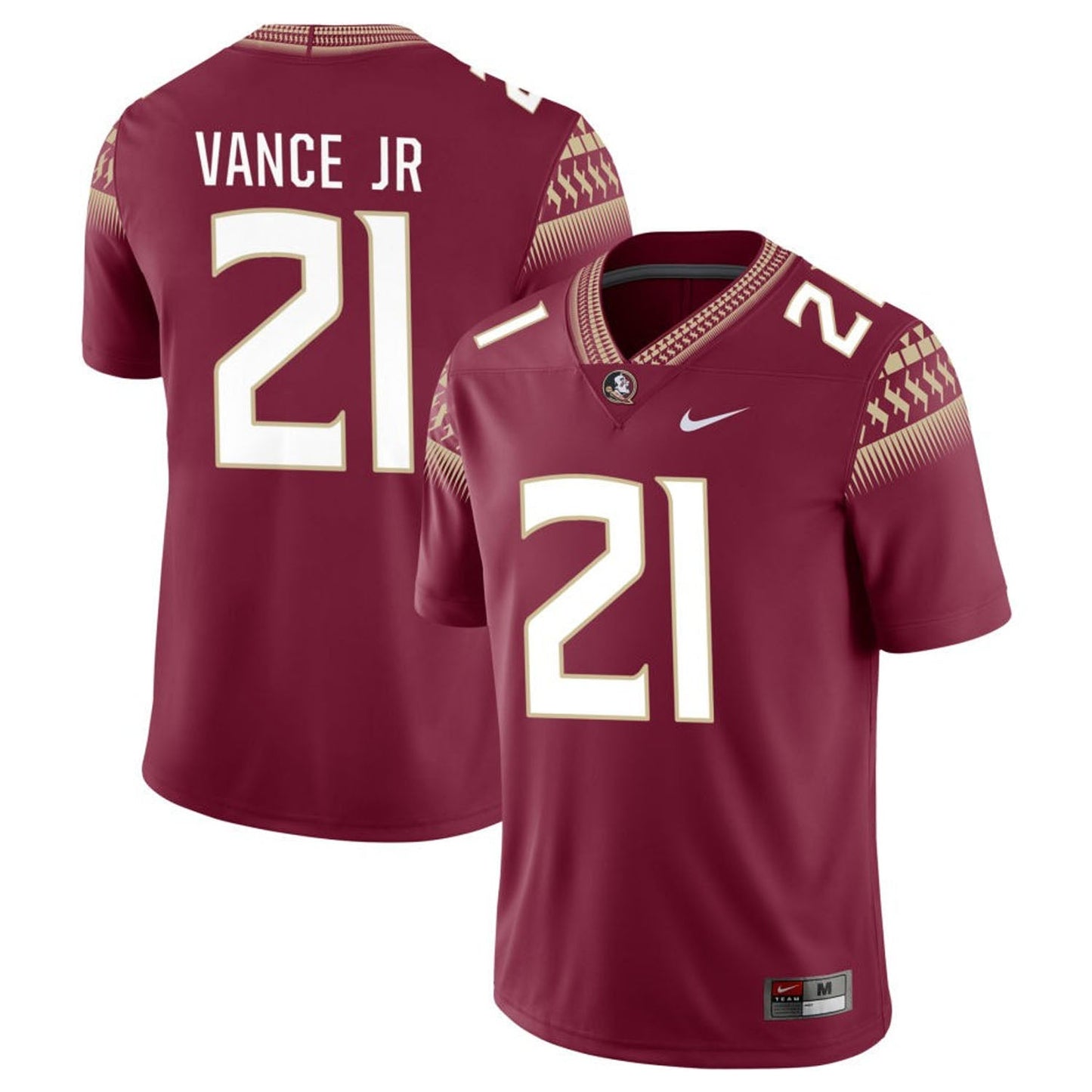 NCAAF Greedy Vance FSU 21 Jersey