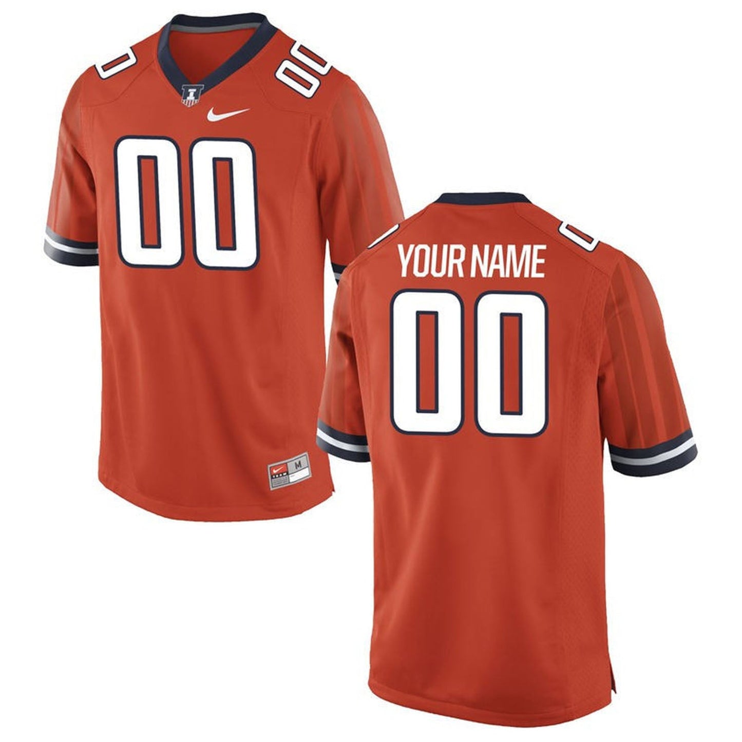 NCAAF Ilinois Fighting Illini Custom Jersey