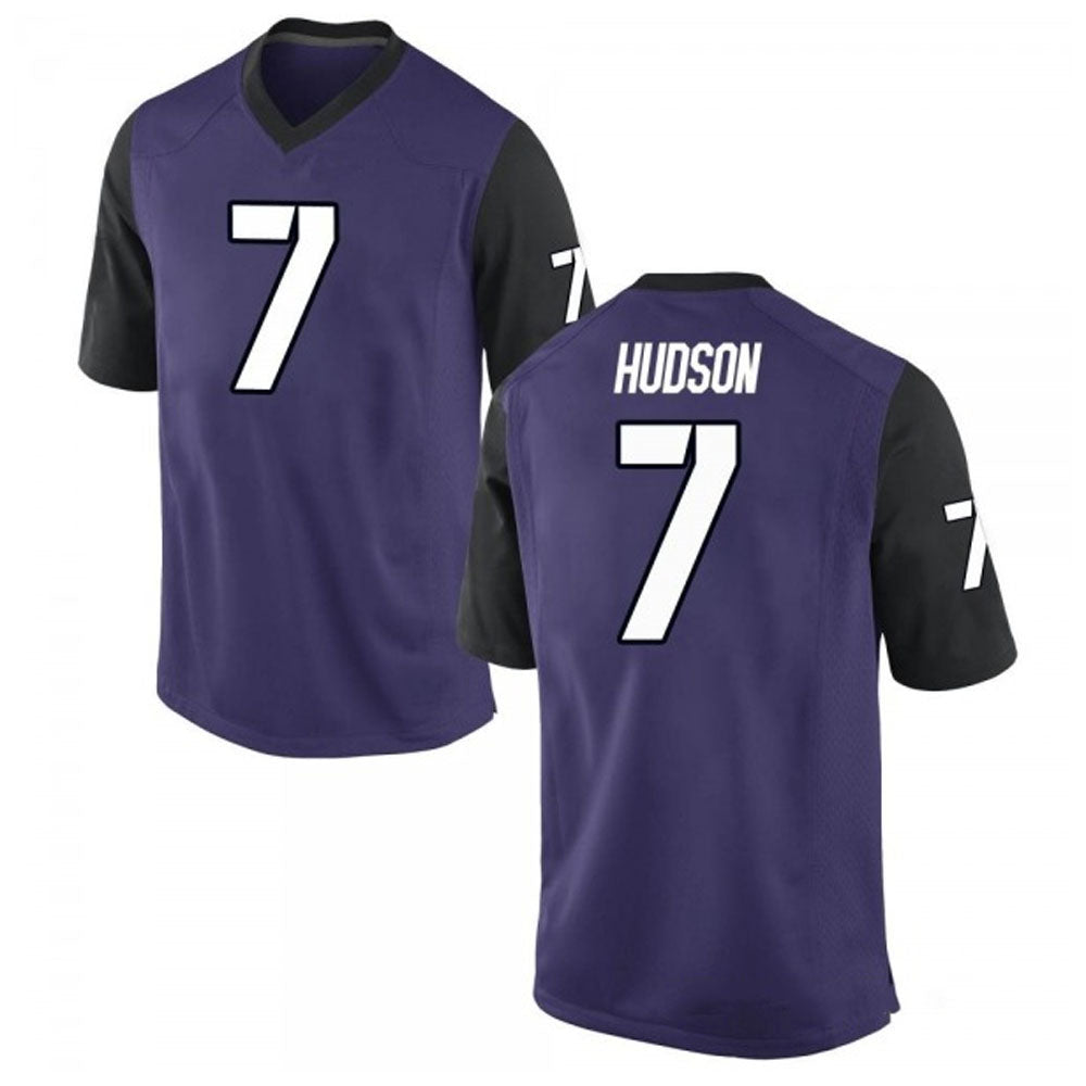 NCAAF Jordan Hudson TCU 7 Jersey