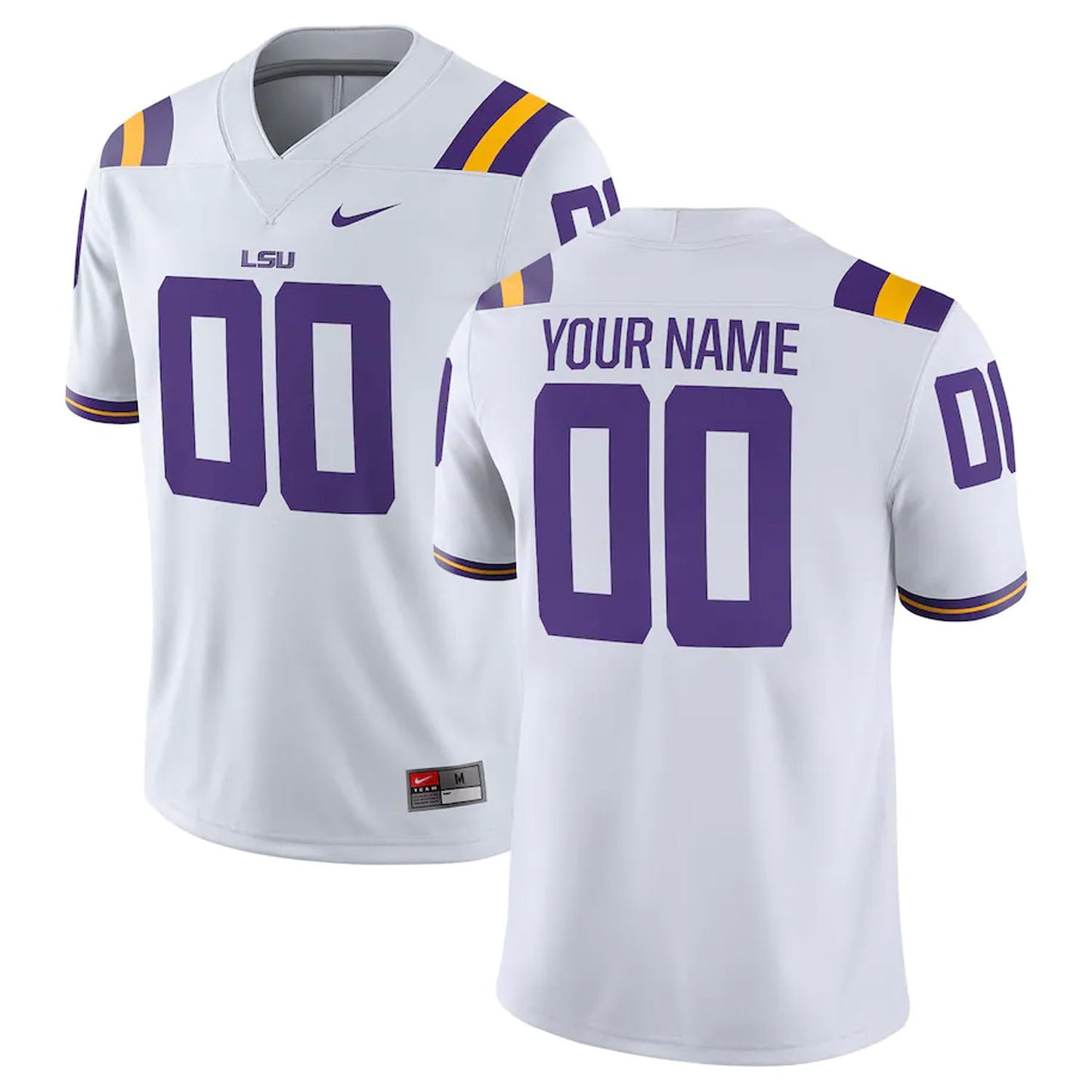 NCAAF LSU Tigers Custom Jersey