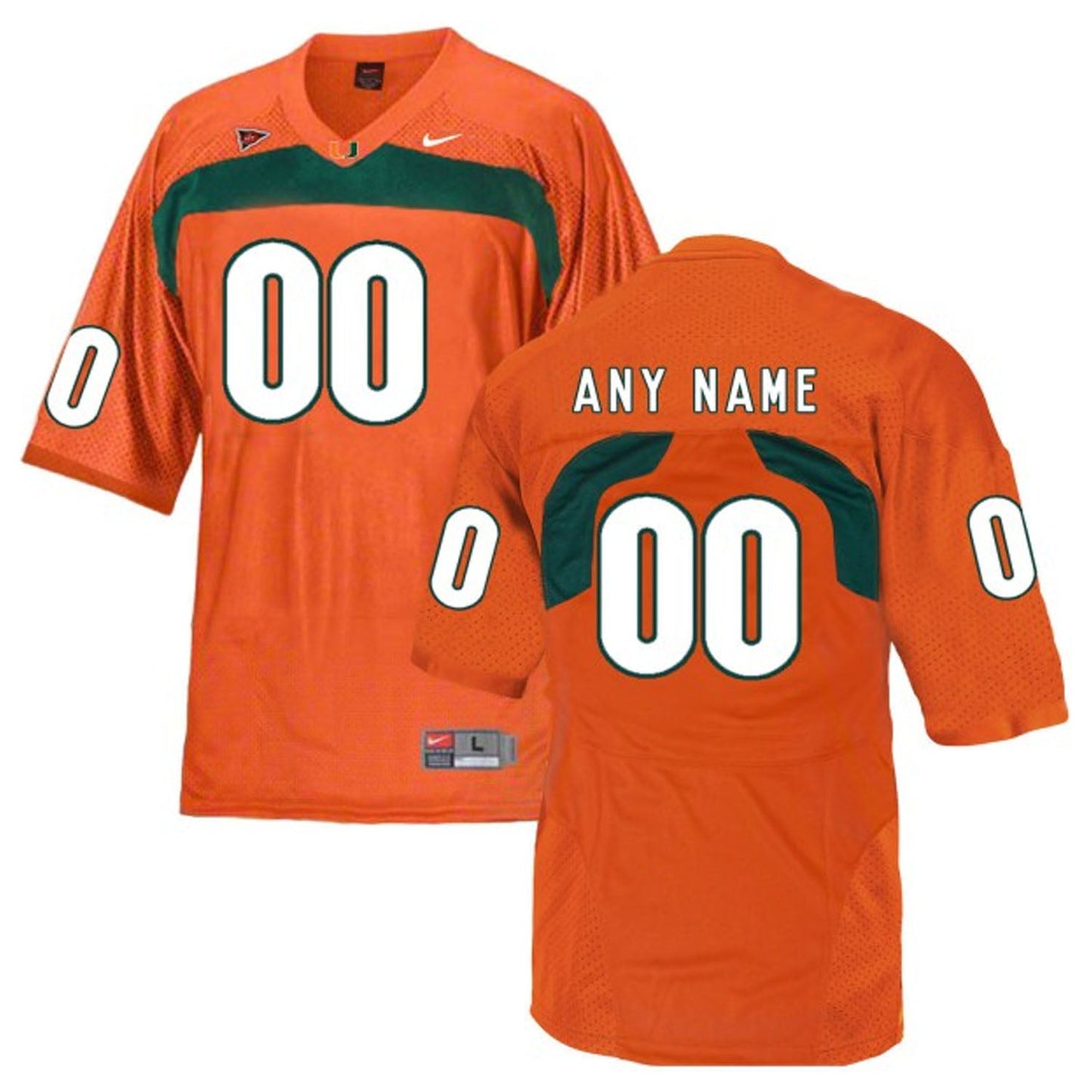 NCAAF Miami Hurricanes Custom Jersey