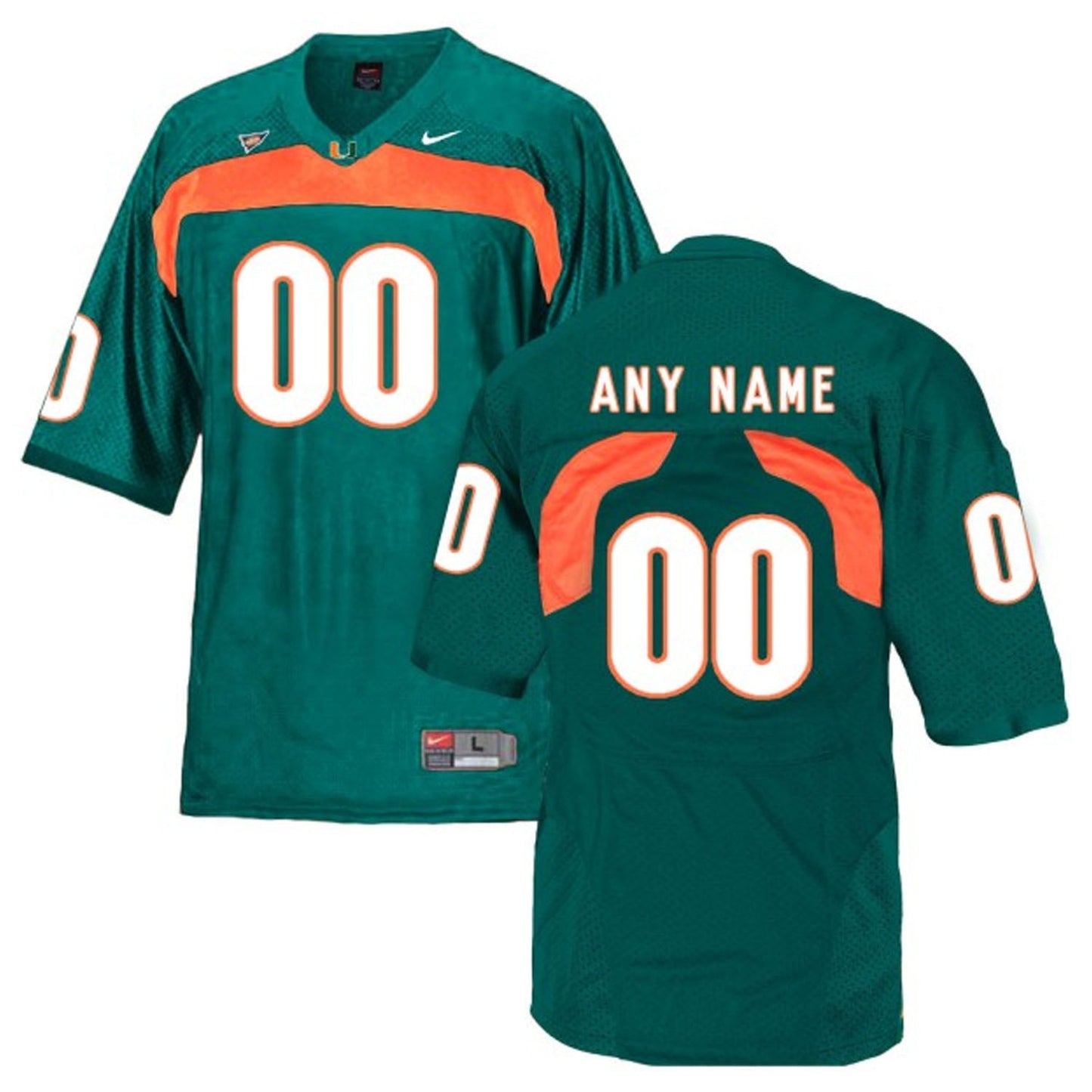 NCAAF Miami Hurricanes Custom Jersey