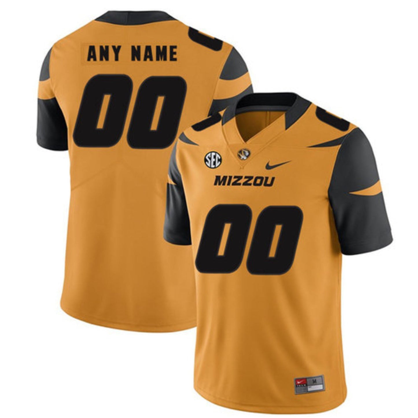 NCAAF Missouri Tigers Custom Jersey