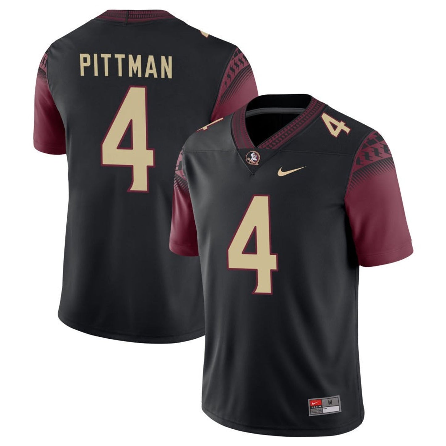 NCAAF Mycah Pittman FSU 4 Jersey