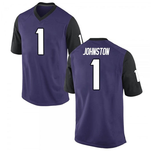 NCAAF Quentin Johnston TCU 1 Jersey