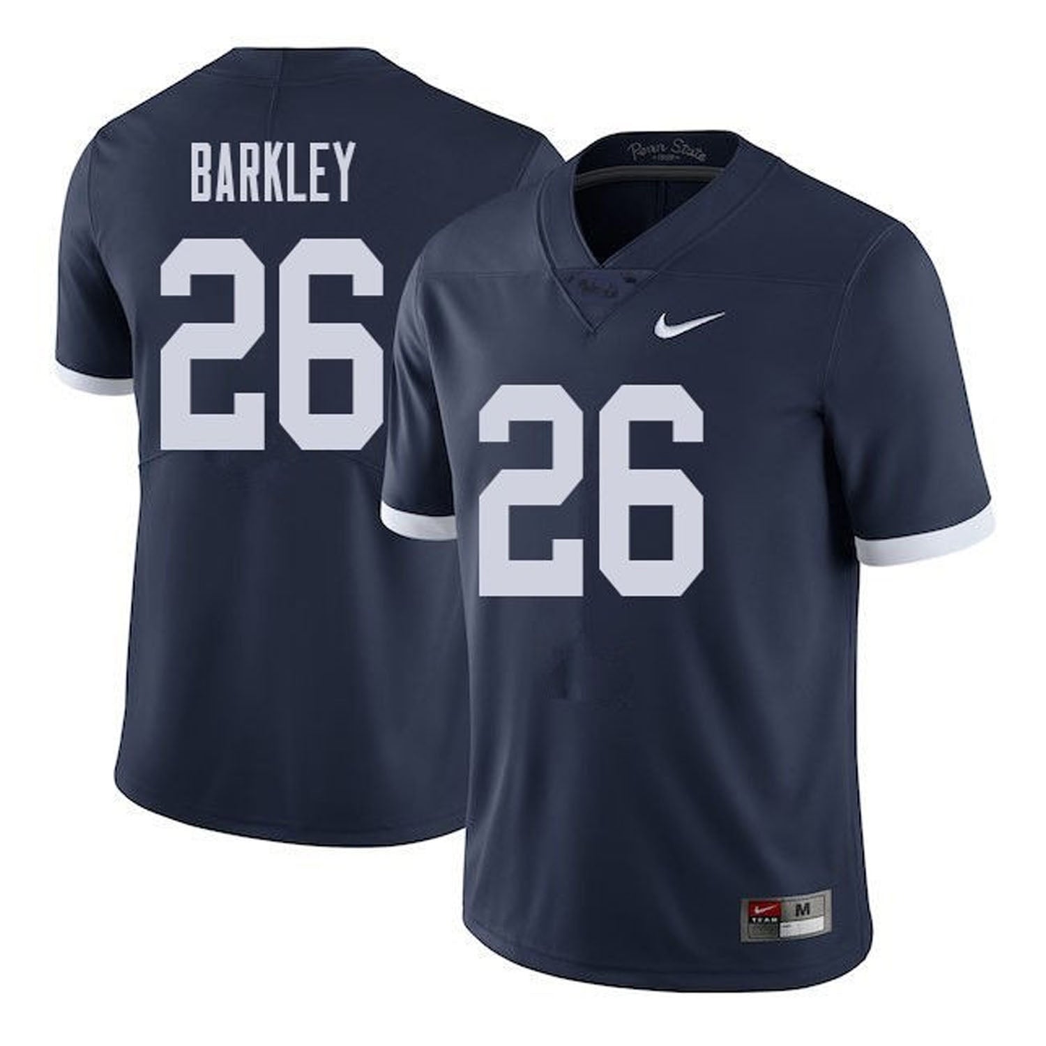 NCAAF Saquon Barkley Penn State Nittany Lions 26 Jersey The Jersey King