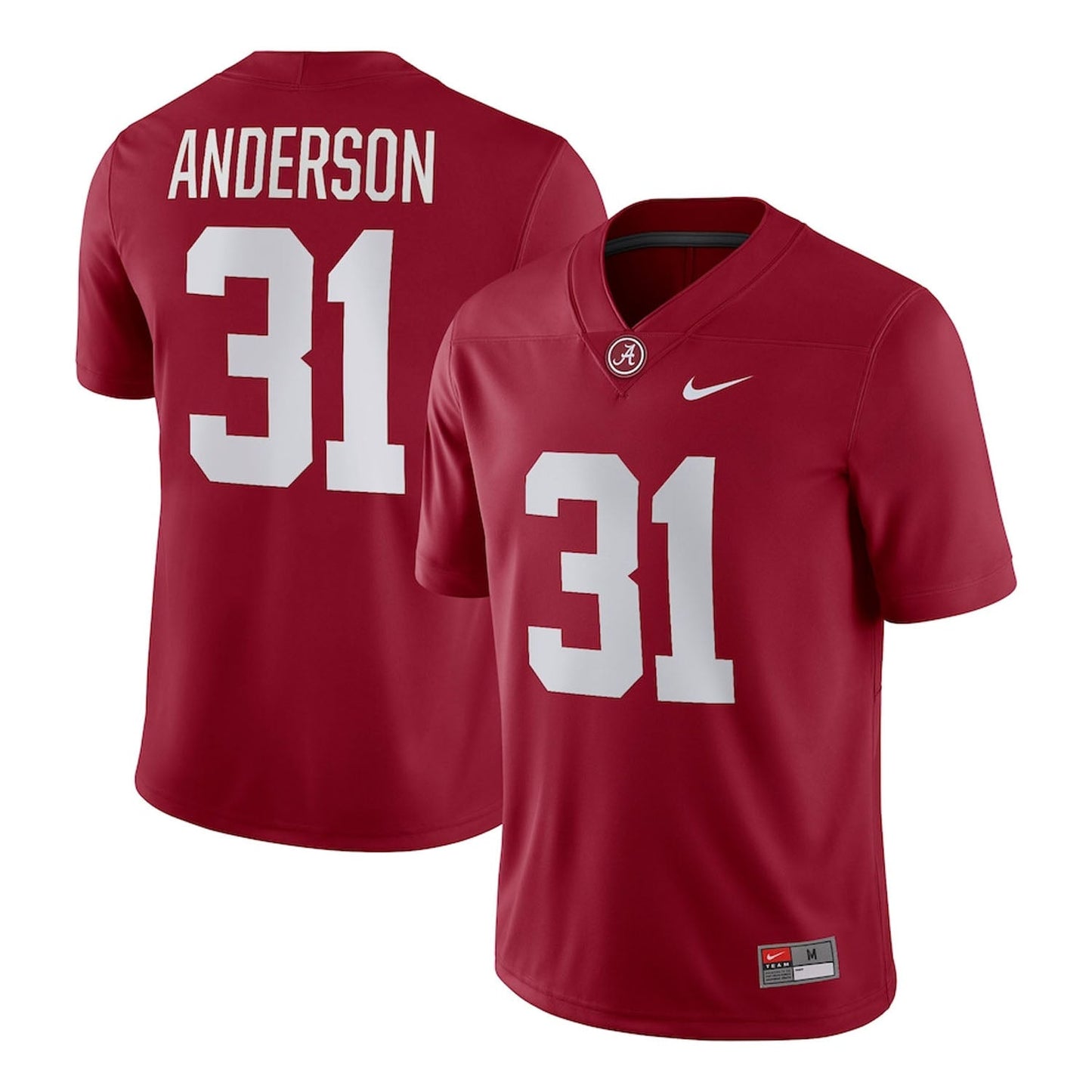 NCAAF Will Anderson Jr. Alabama Crimson Tide 31 Jersey