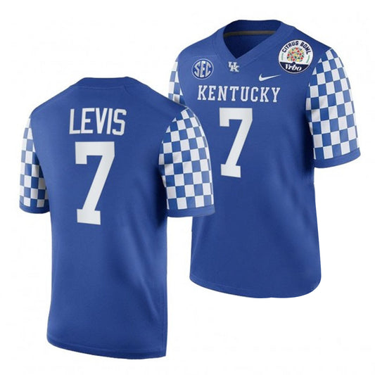 NCAAF Will Levis Kentucky Wildcats 7 Jersey