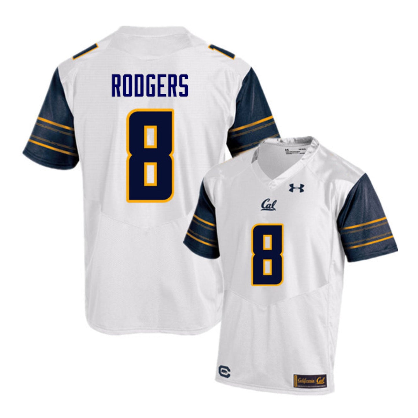 NCAAF Aaron Rodgers California Golden Bears 8 Jersey
