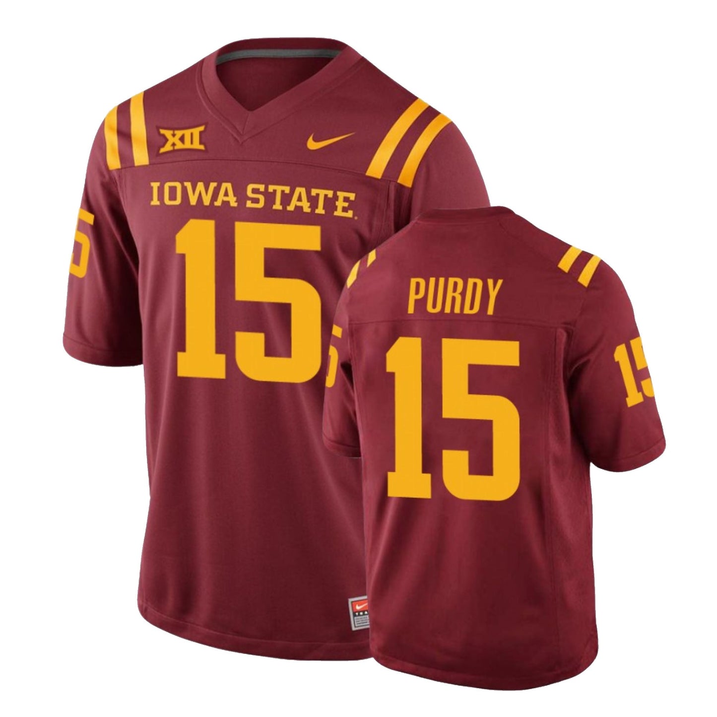 NCAAF Brock Purdy Iowa State Cyclones 15 Jersey