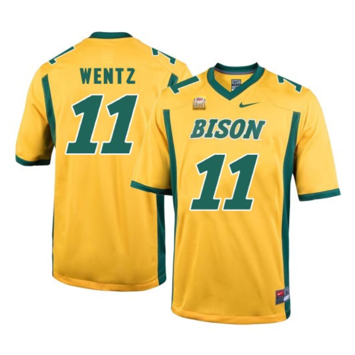 NCAAF Carson Wentz North Dakota State Bison 11 Jersey