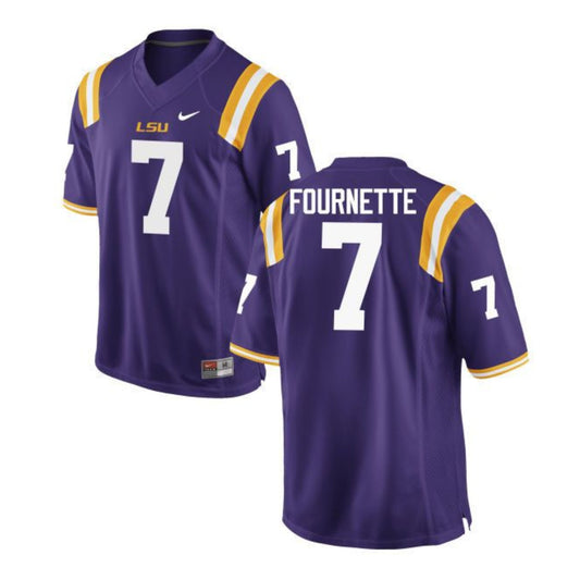 NCAAF Leonard Fournette LSU Tigers 7 Jersey