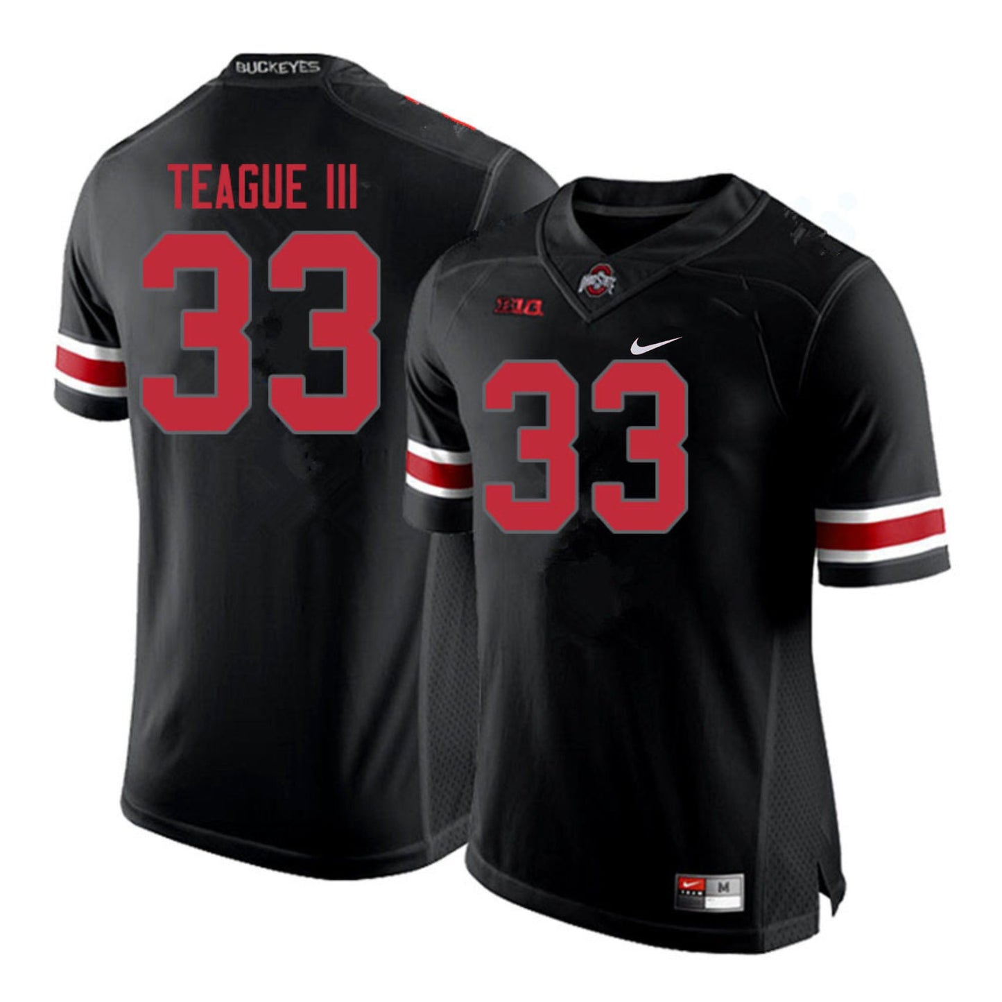 NCAAF Master Teague III Ohio State Buckeyes 33 Jersey