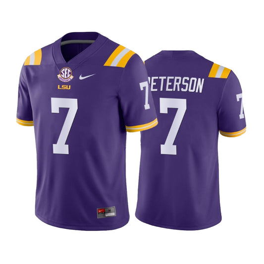 NCAAF Patrick Peterson LSU Tigers 7 Jersey