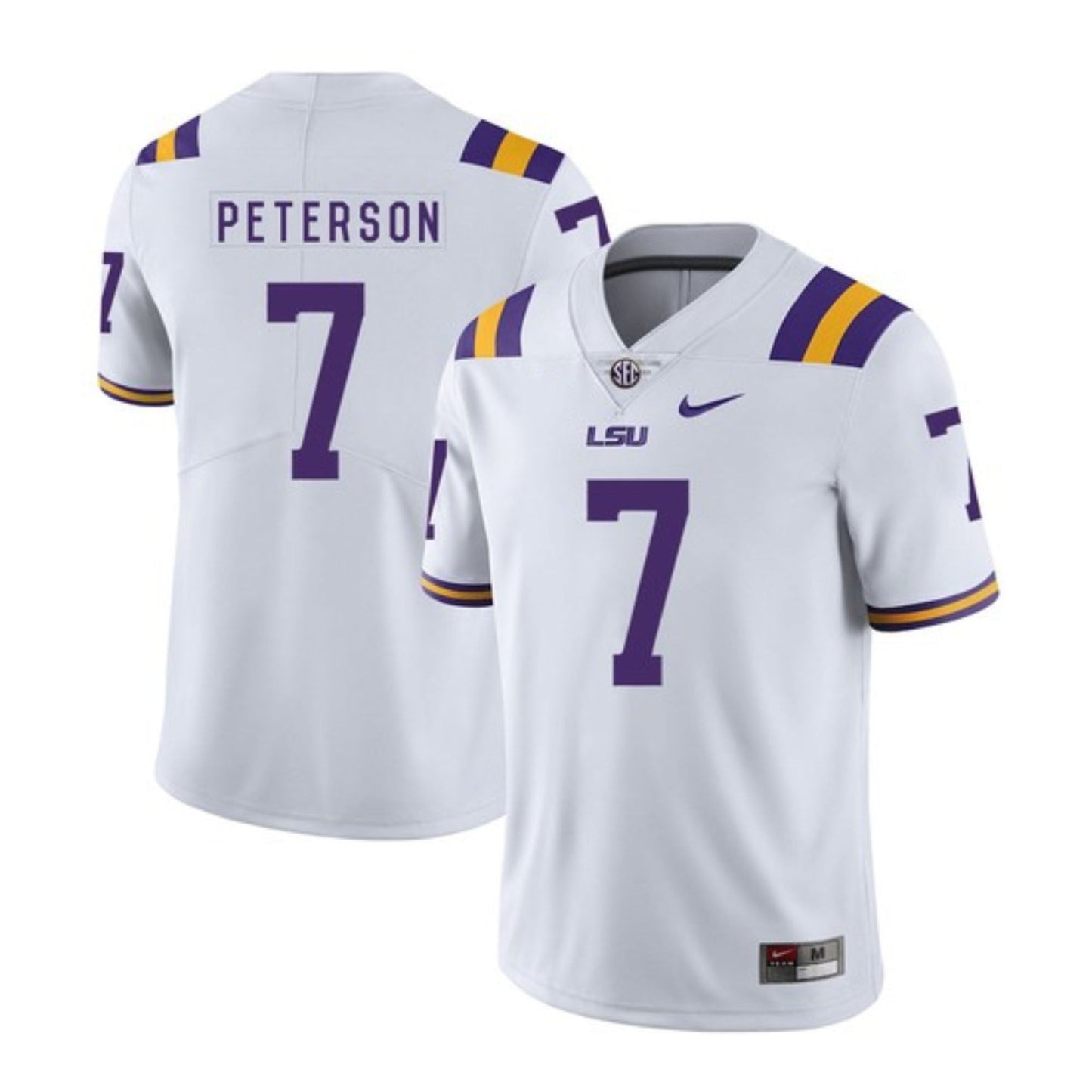NCAAF Patrick Peterson LSU Tigers 7 Jersey