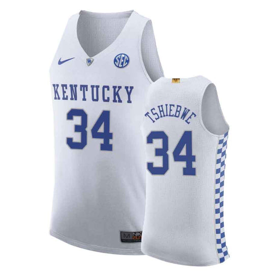 NCAA Oscar Tshiebwe Kentucky Wildcats 34 Jersey