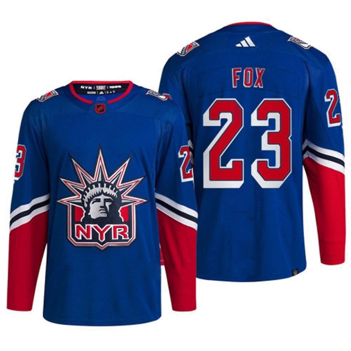 NHL Adam Fox New York Rangers 23 Jersey