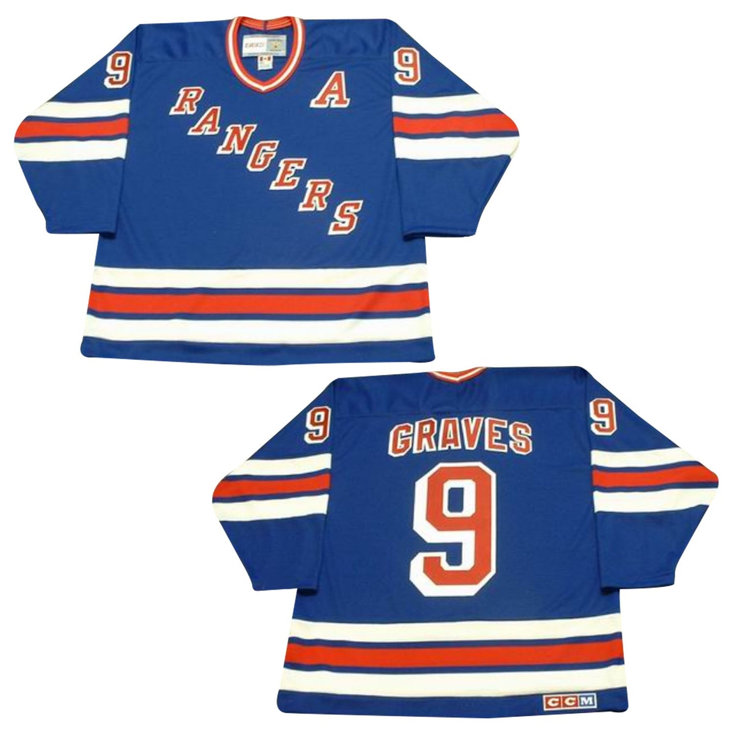 NHL Adam Graves New York Rangers 9 Jersey