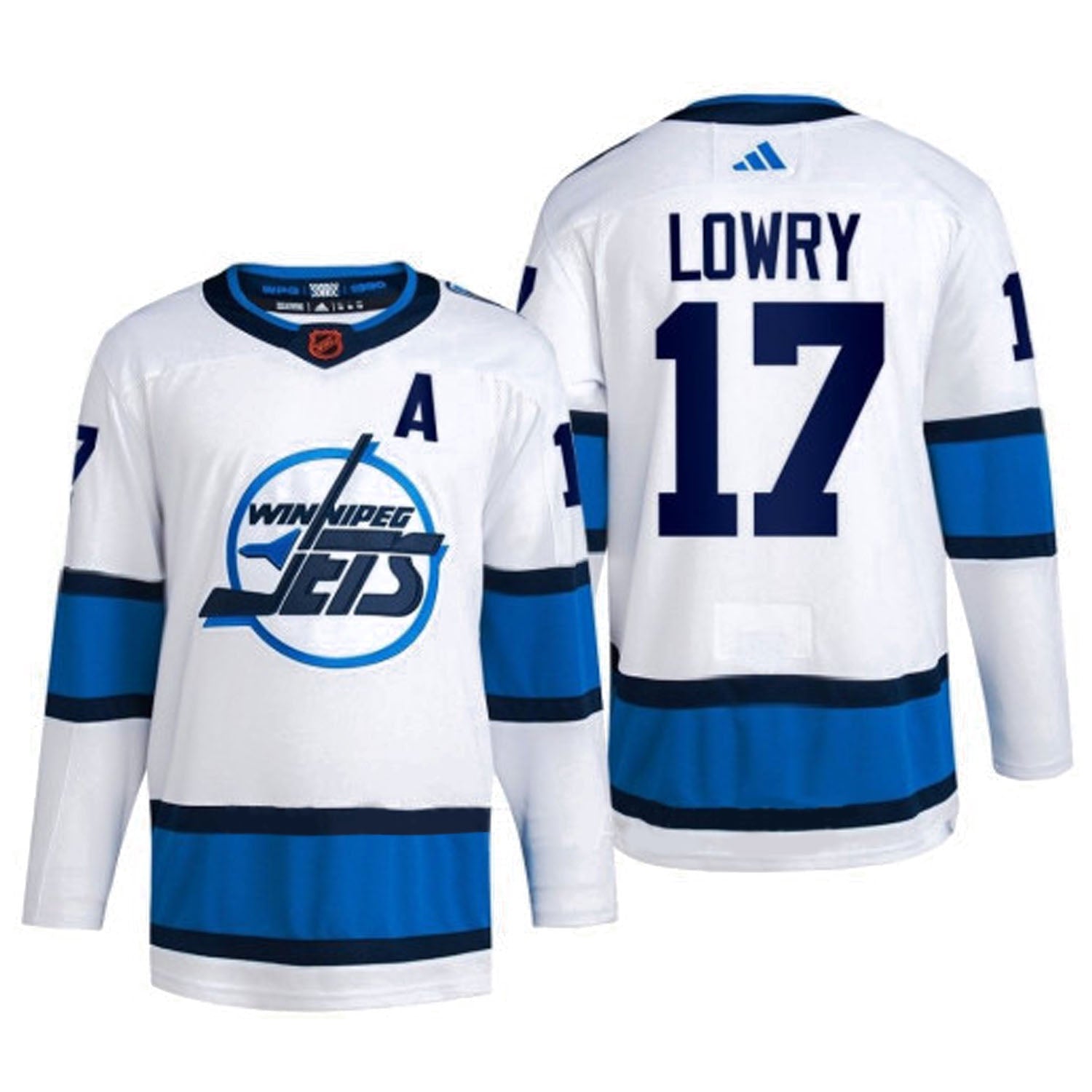 NHL Adam Lowry Winnipeg Jets 17 Jersey The Jersey King