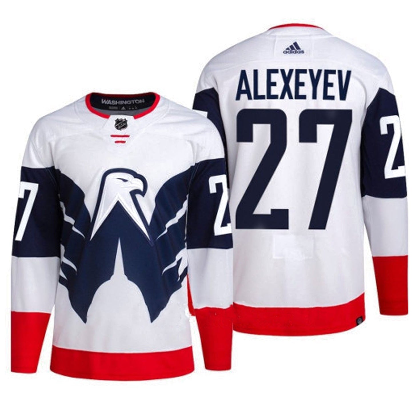 NHL Alexander Alexeyev Washington Capitals 27 Jersey