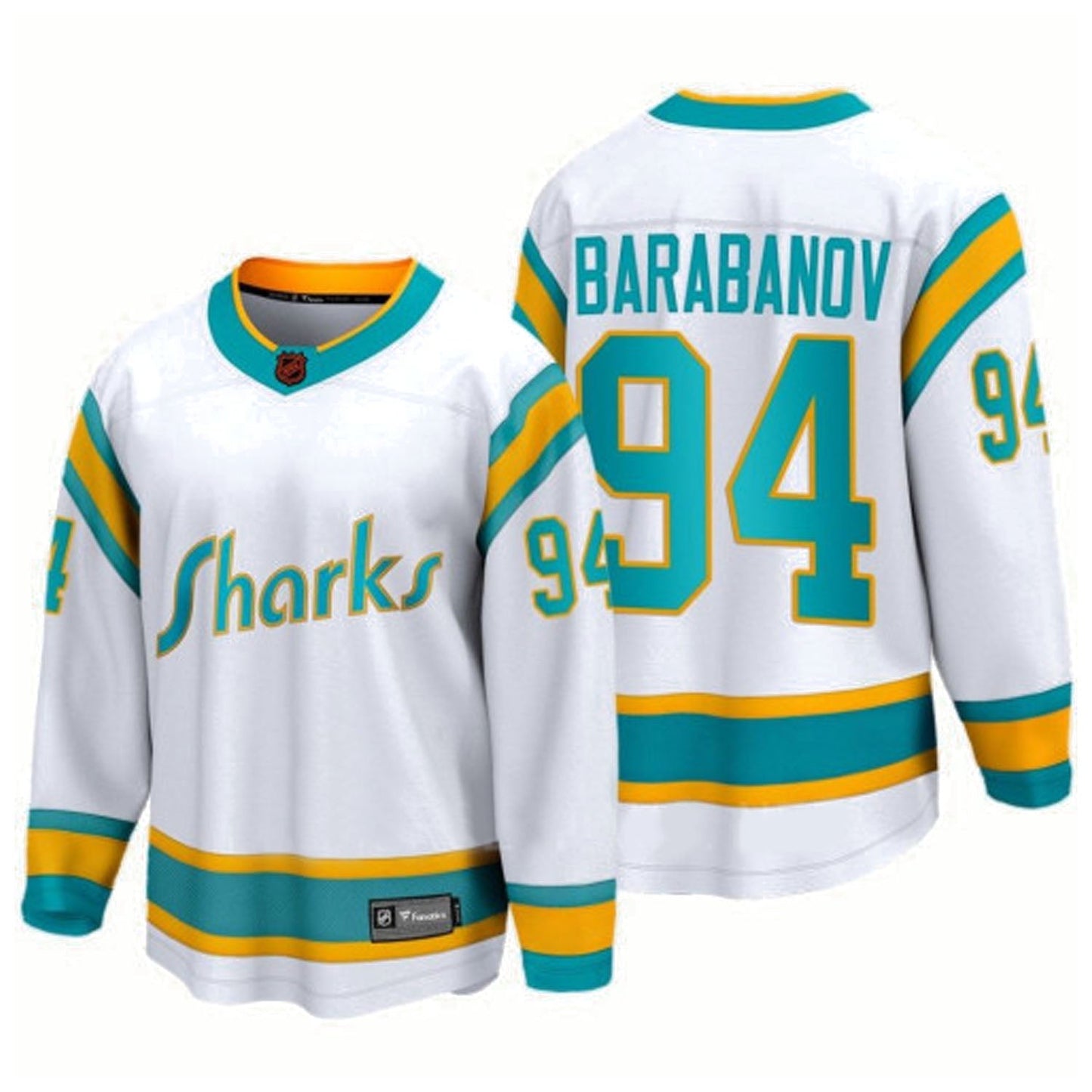 NHL Alexander Barabanov San Jose Sharks 94 Jersey