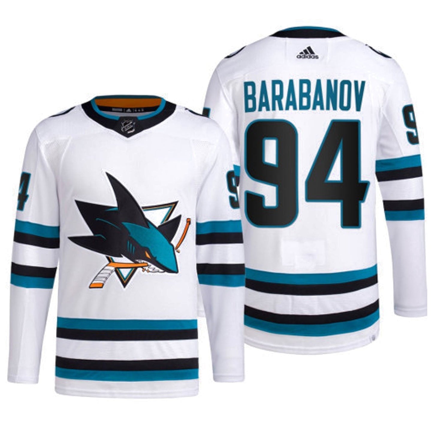 NHL Alexander Barabanov San Jose Sharks 94 Jersey