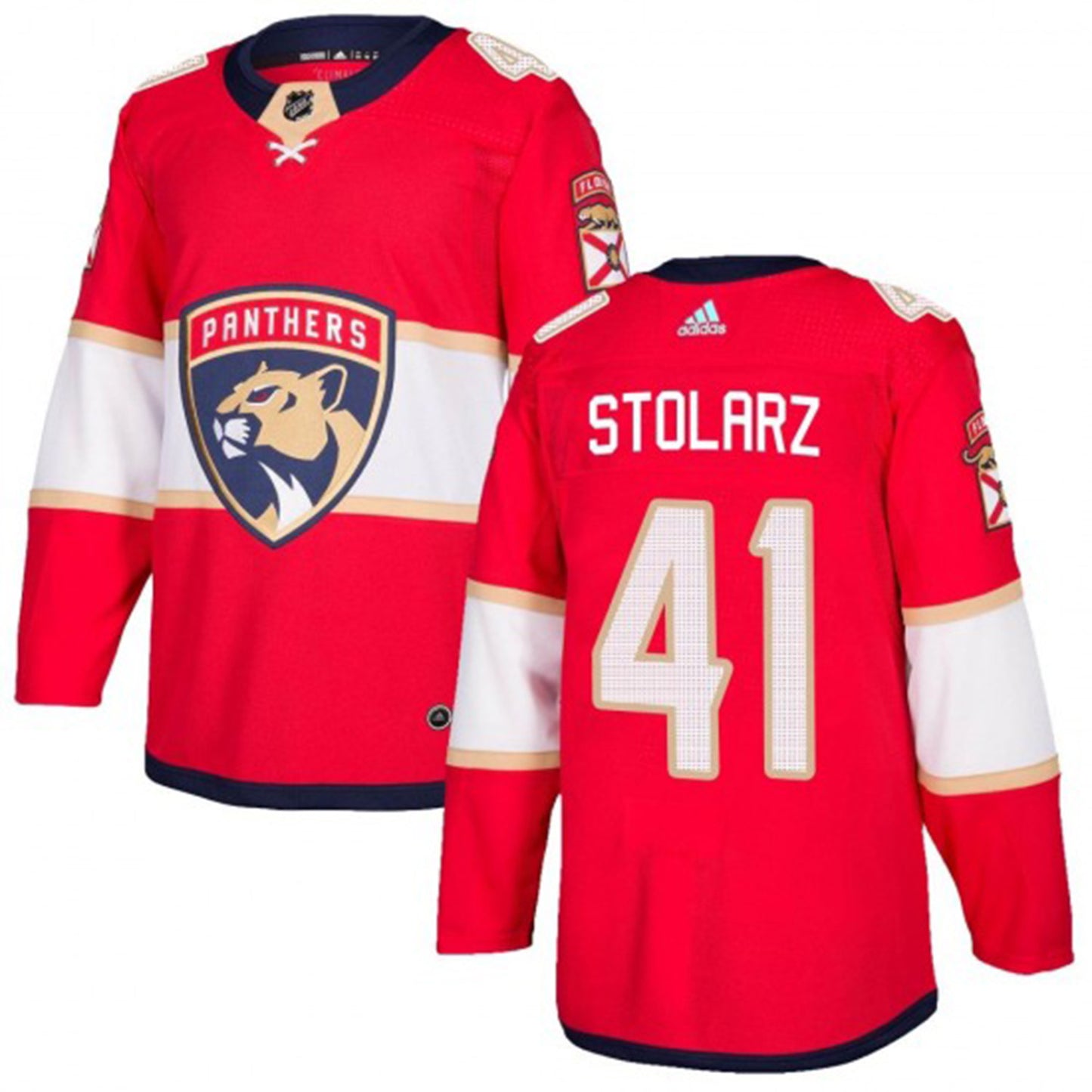 NHL Anthony Stolarz Florida Panthers 41 Jersey