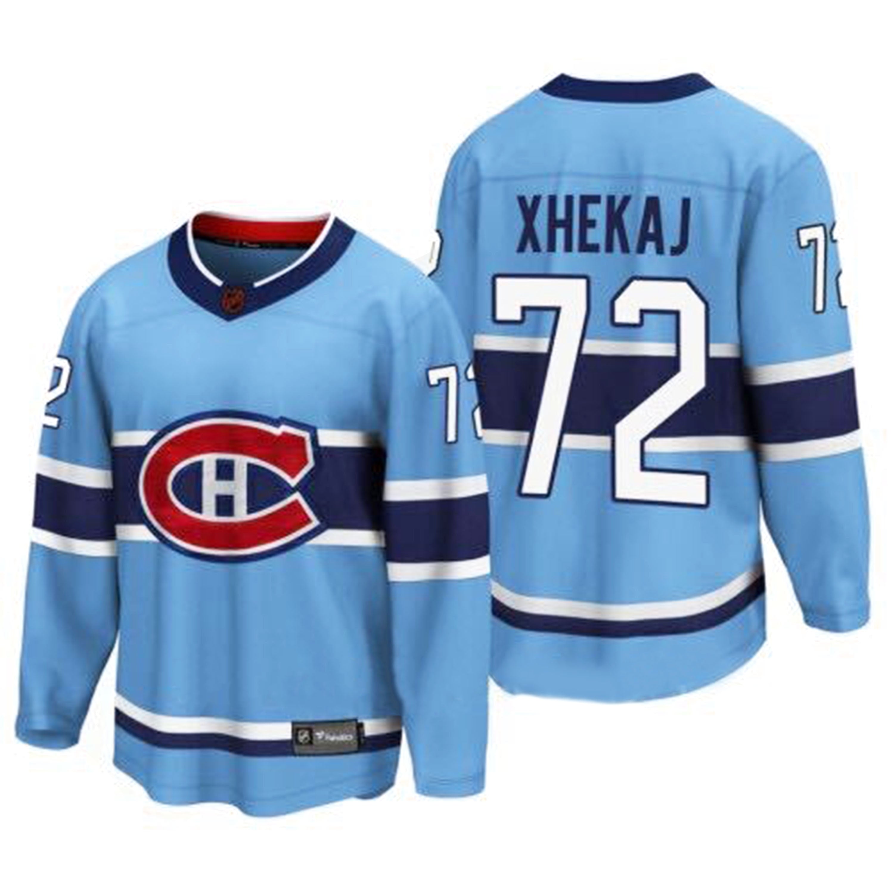 NHL Arber Xhekaj Montreal Canadiens 72 Jersey The Jersey King