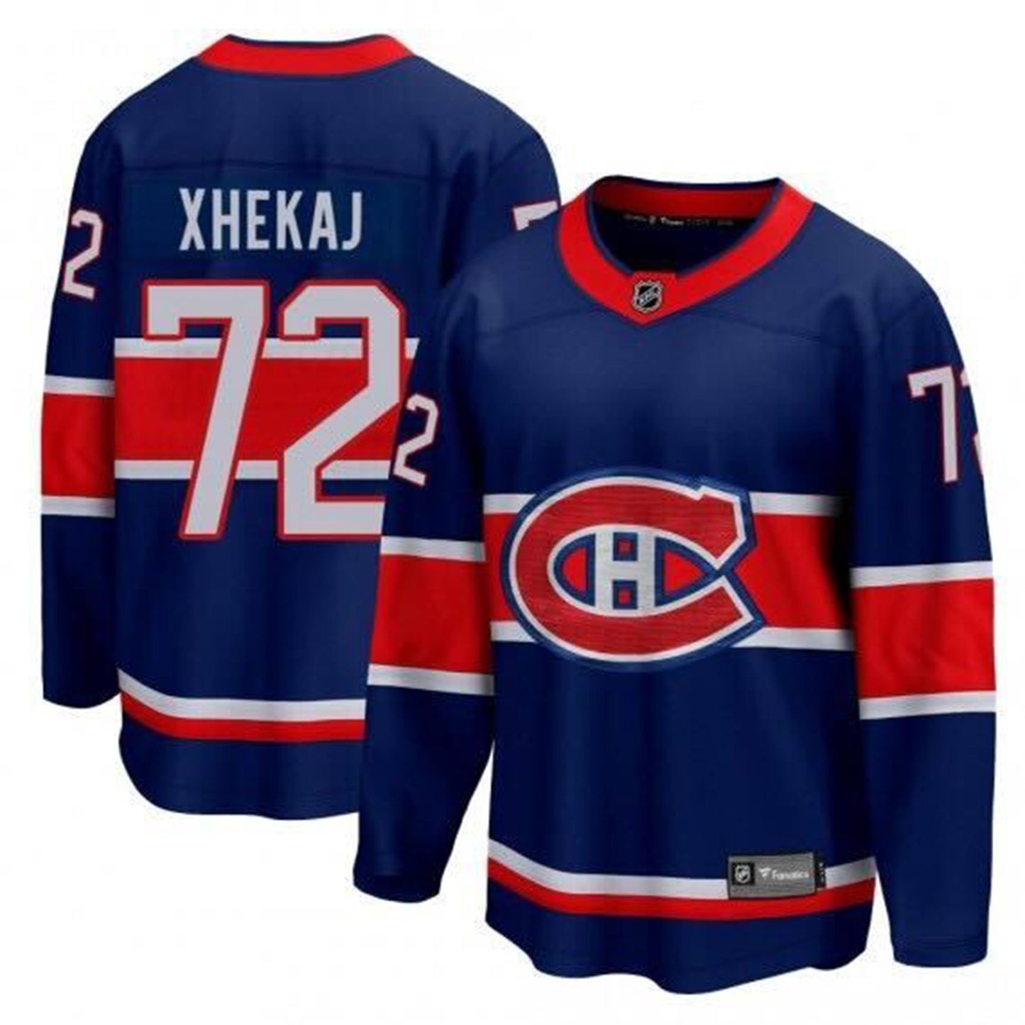 NHL Arber Xhekaj Montreal Canadiens 72 Jersey