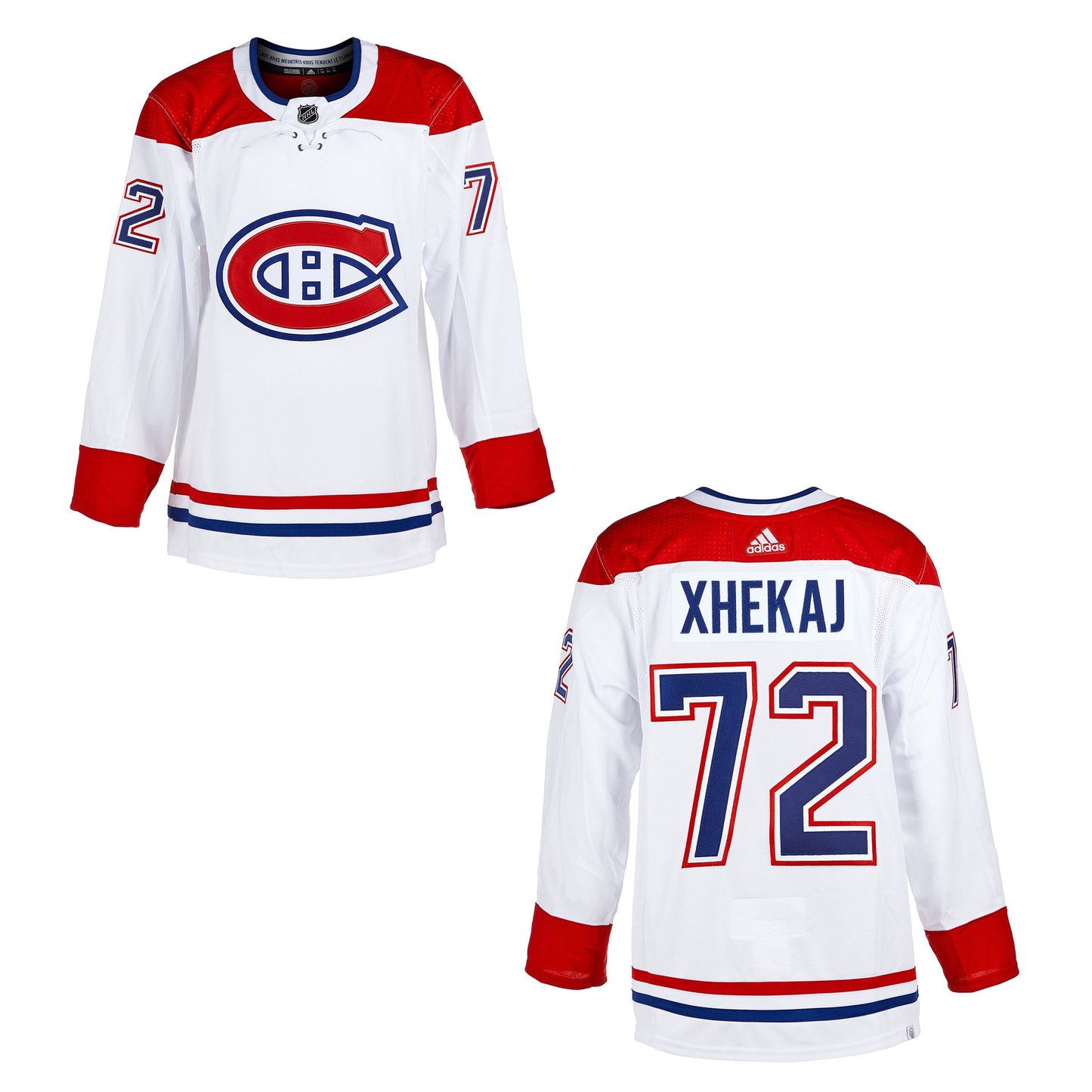 NHL Arber Xhekaj Montreal Canadiens 72 Jersey