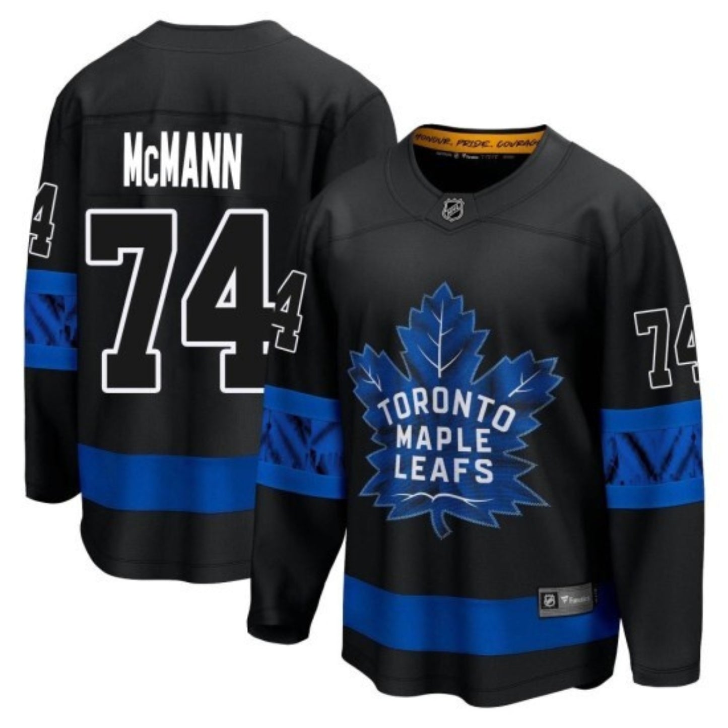 NHL Bobby McMann Toronto Maple Leafs 74 Jersey