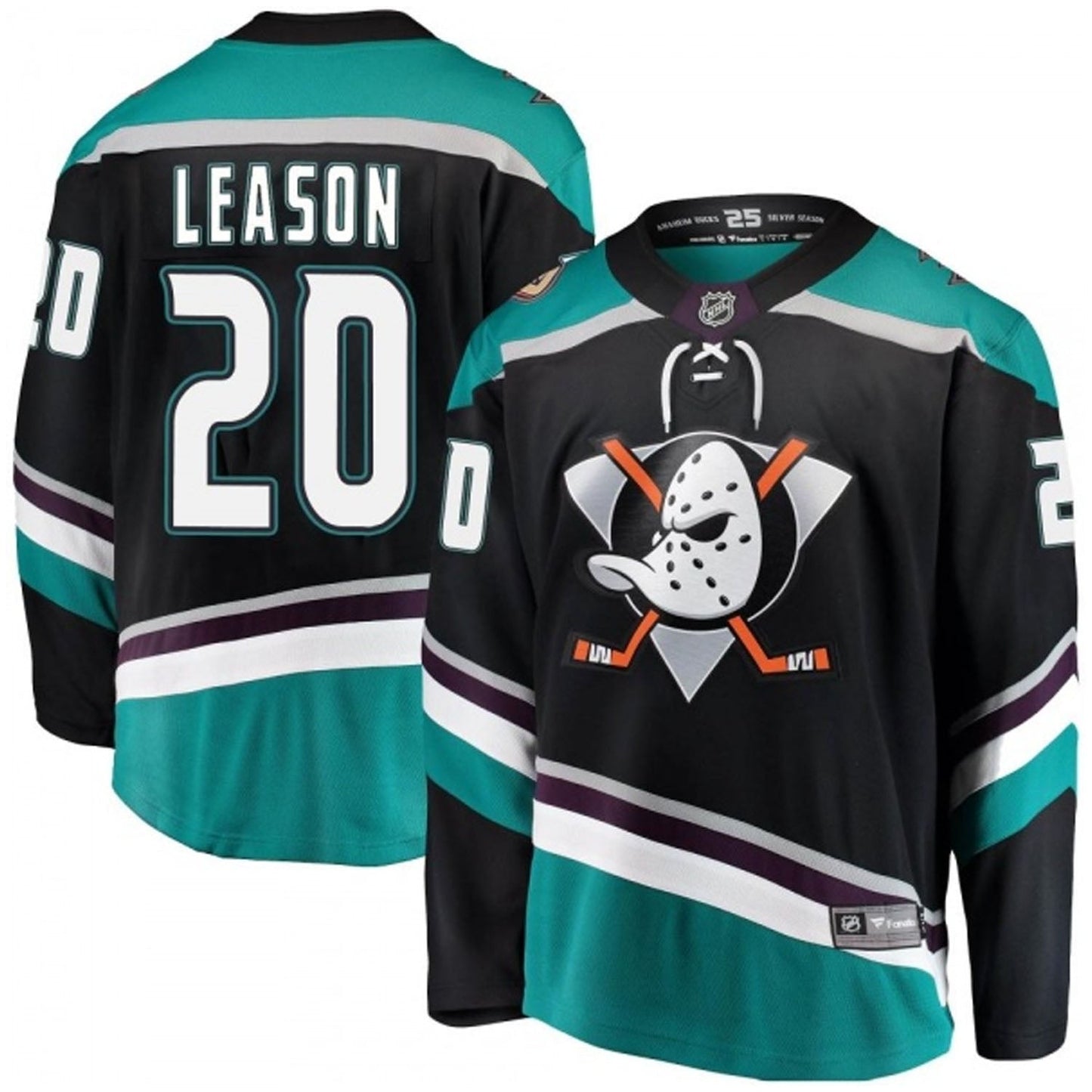 NHL  Brett Leason Anaheim Ducks 20 Jersey