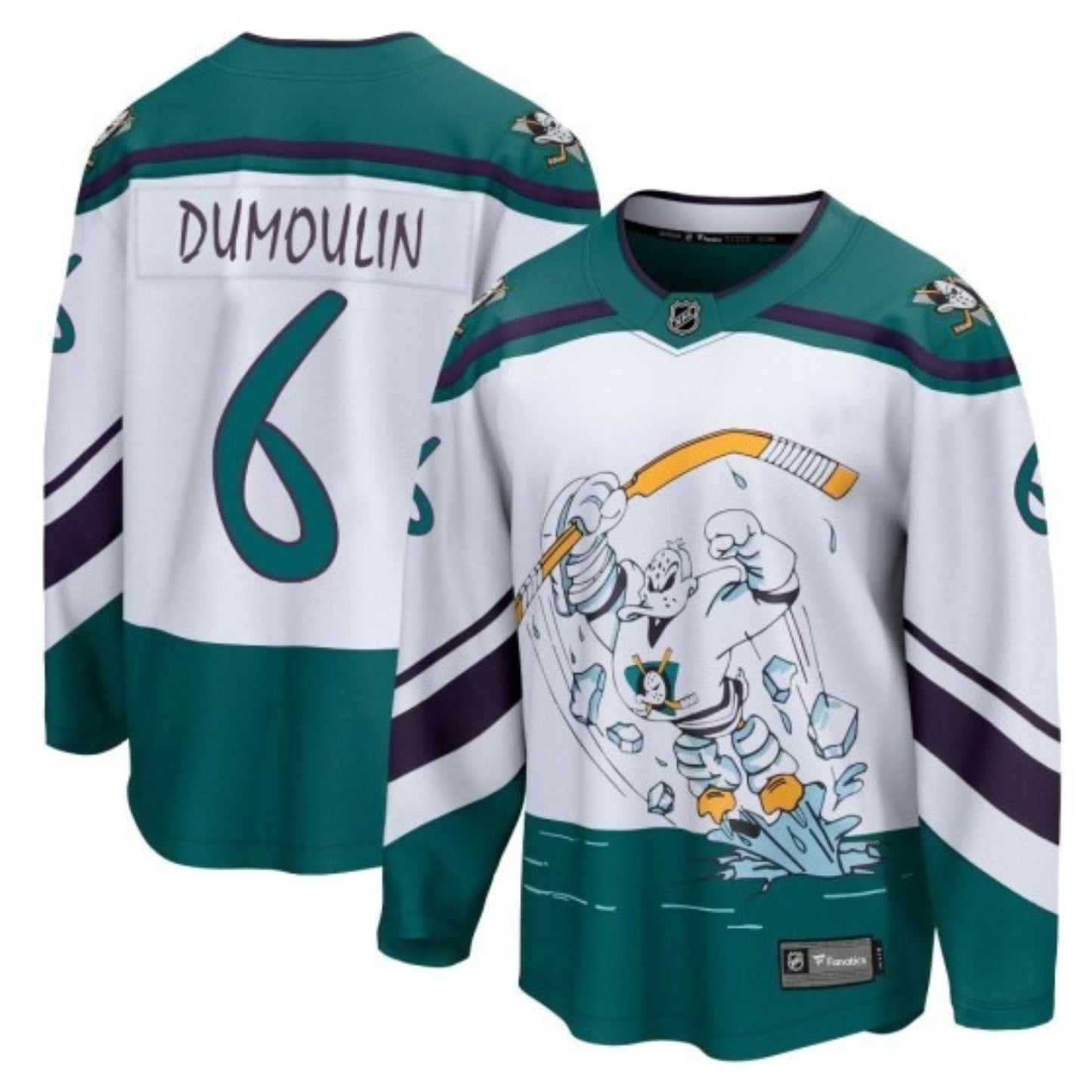 NHL Brian Dumoulin Anaheim Ducks 6 Jersey