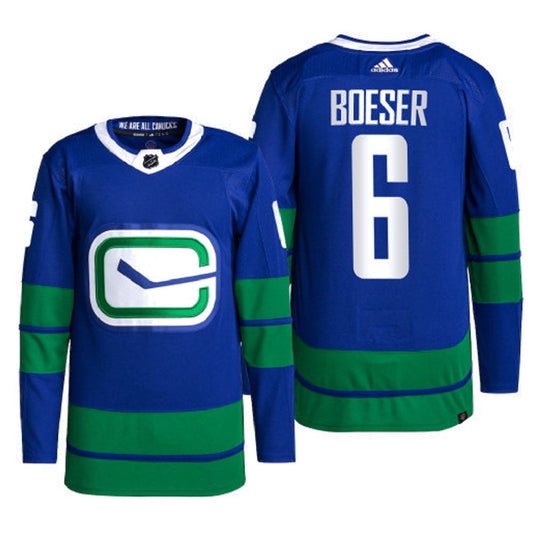 NHL Brock Boeser Vancouver Canucks 6 Jersey