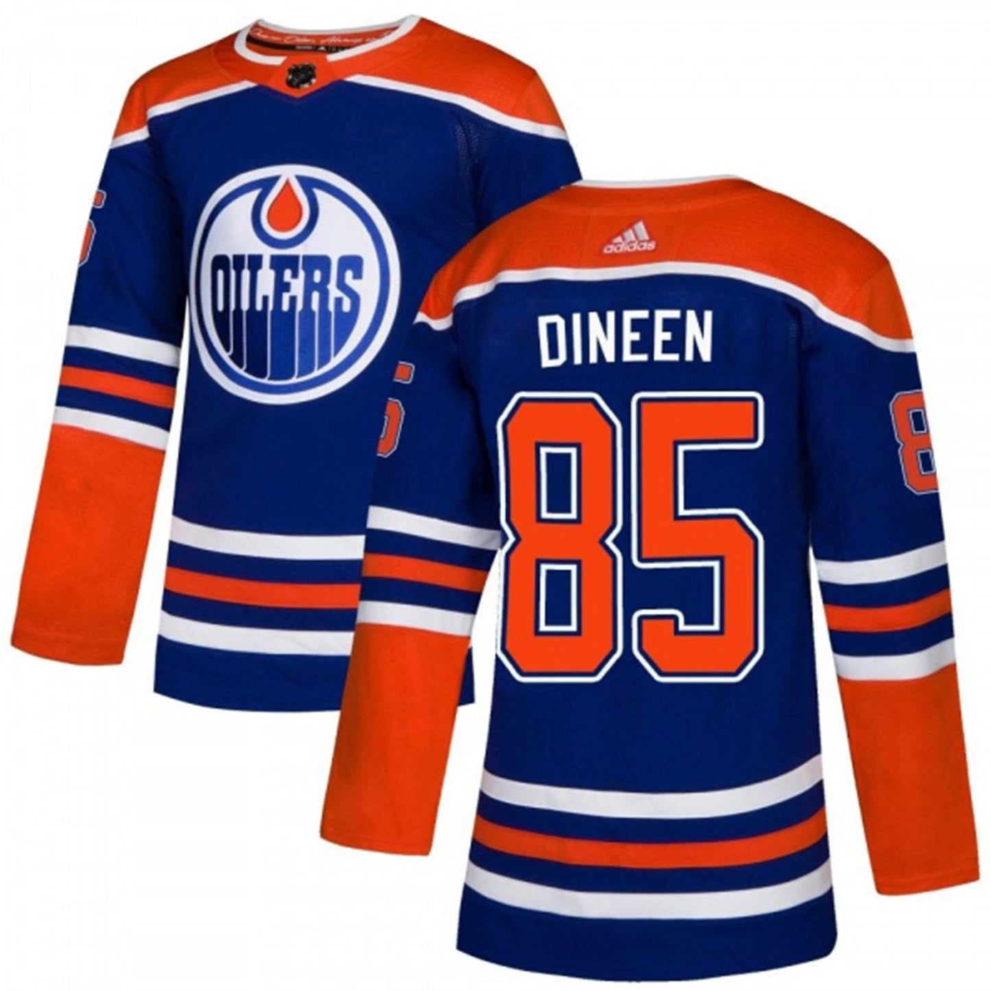 NHL Cam Dineen Edmonton Oilers 85 Jersey